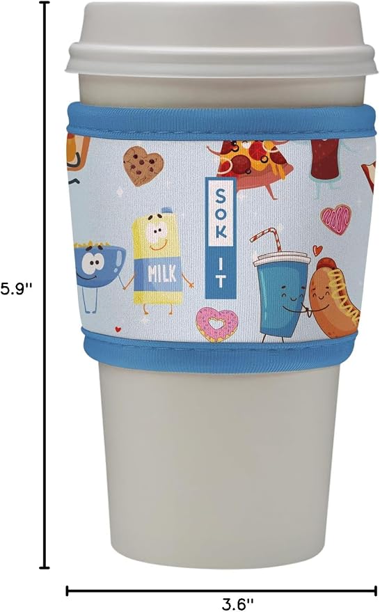 Sok It HotSok Coffee & Tea Reusable Insulated Neoprene Cup Sleeve - Image 7