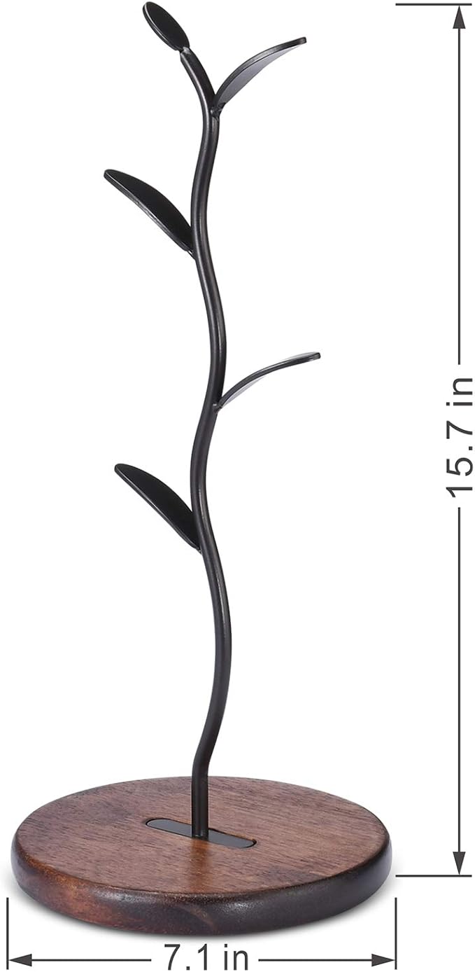ALLCENER Mug Holder, Countertop Mug Tree, Coffee Mugs & Tea Cup Storage Rack - Image 6