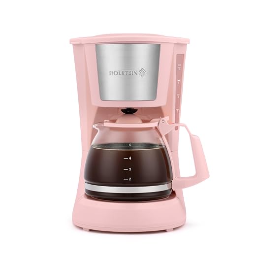 Holstein Housewares 5 Cup Drip Coffee Maker – Compact and User-Friendly by HolsteinHousewares