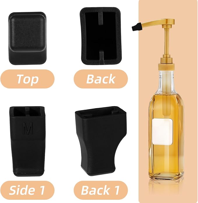 30Pcs Syrup Pump Covers, Coffee Syrup Pump Tip Covers, Rubber Caps Pour - Image 3