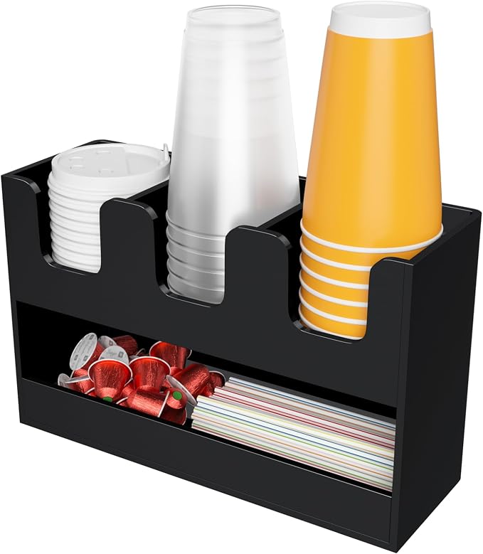 Beego 4-Compartment Cup Holder for Countertop by beegoofficial