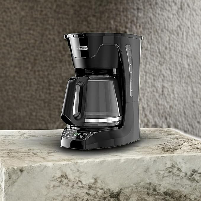BLACK+DECKER CM1110B Programable 12-Cup Coffee Maker, Easy Pour, Non-Drip Carafe - Image 5