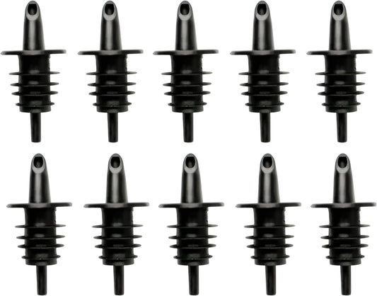 Hawaiian Shaved Ice Syrup Precise Control Bottle Pourers - Professional Pour Spouts for Snow Cone & Drink Flavors (10-Pack)