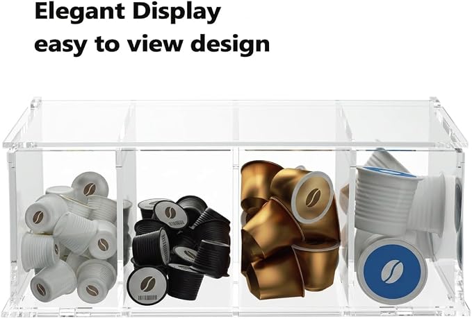 RR RAXMIN Coffee Capsule Holder Acrylic Box K Cup Holder Coffee Pod Storage - Image 4