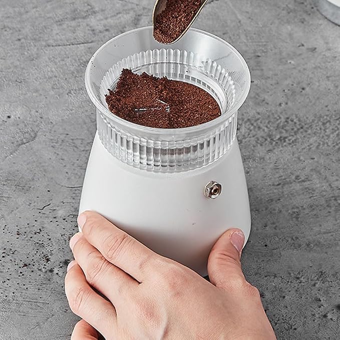 Rotary Coffee Dosing Ring for 82mm 90mm Espresso Tamper for Moka Pot, Plastic - Image 5