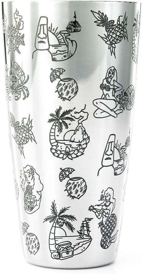 Barfly Cocktail Tin, Large 28 oz, Stainless Steel - Image 2