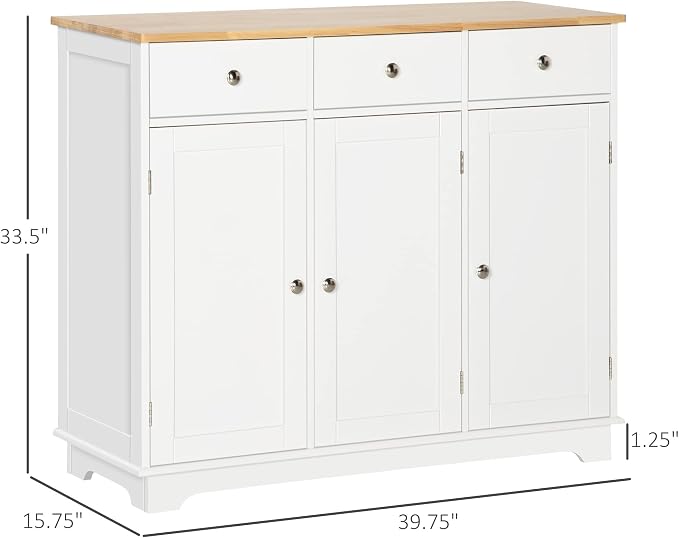 HOMCOM Sideboard Buffet Cabinet - Image 3