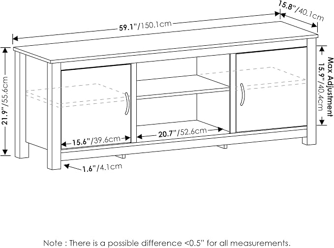 Furinno Classic Stand with Storage - Image 3