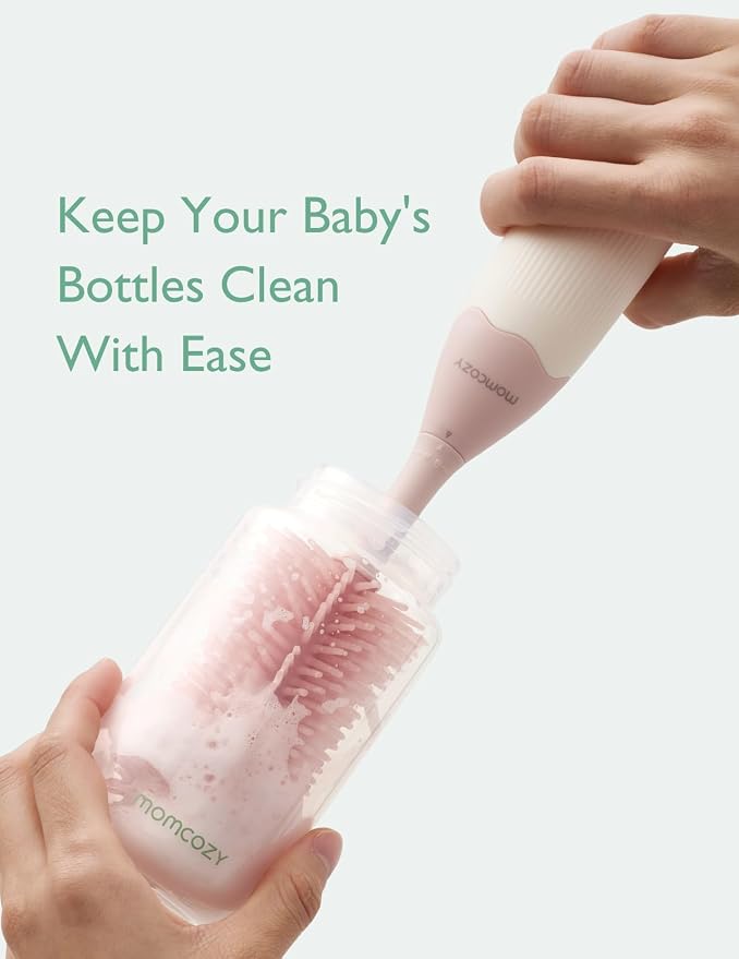 Momcozy Bottle Brush Kit with Push-Press Foam Design - Image 6