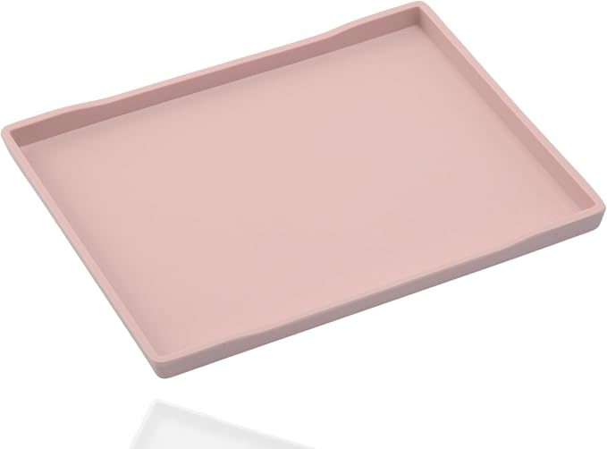 Large Pink Serving Tray for Gathering Small Items | Serving Accessory, by VCREATC-VCREATEFORCUSTOMER