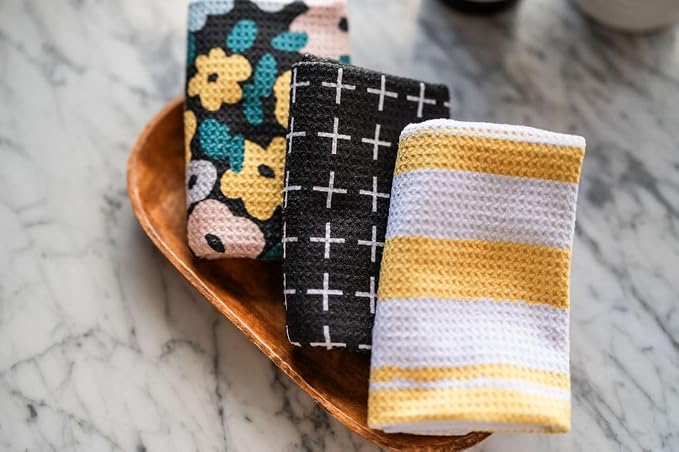 || 3 Pack|| Double Sided || Not Your Ordinary Dish Towels || Waffle Weave - Image 3