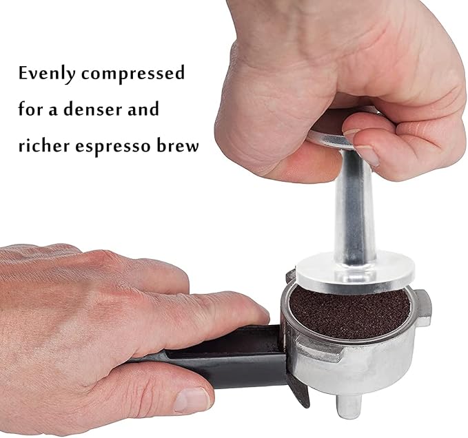 Dual-Sided Espresso Hand Tamper 51mm and 58mm Dual Ended Tamper Coffee Ground - Image 2