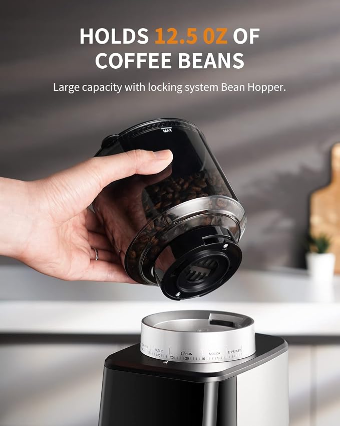 SHARDOR Conical Burr Espresso Coffee Grinder Electric - Image 8
