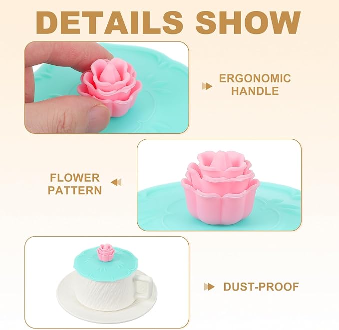 uxcell 3pcs Silicone Cup Lid, Universal Mug Covers - Image 3