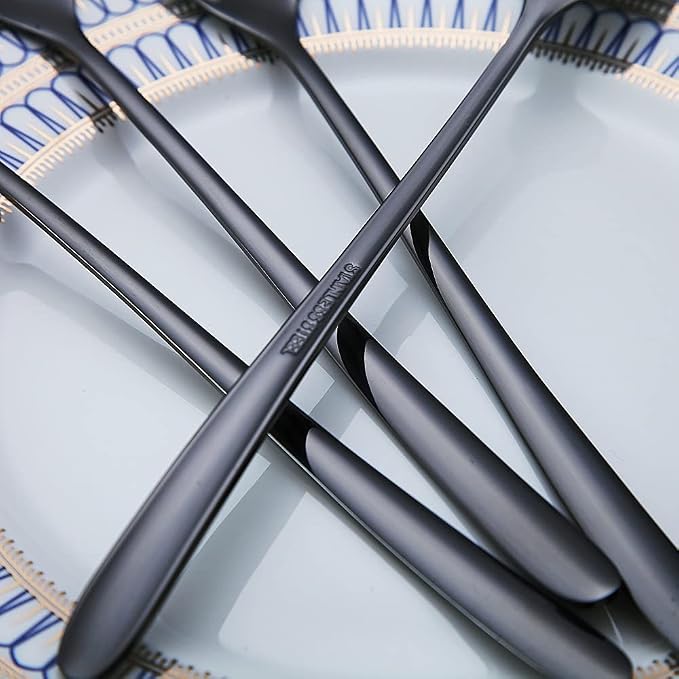 Black Long Handle Spoon, Coffee Stirrers, Premium Stainless Steel Coffee Spoons - Image 8