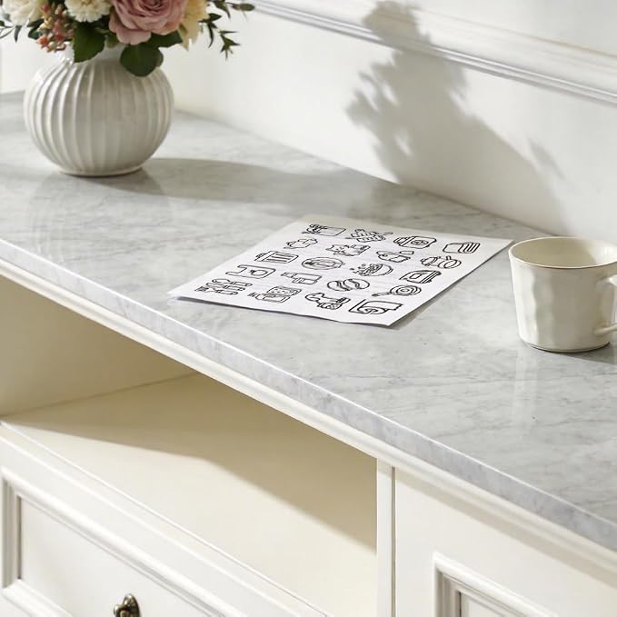 100 Pcs Kitchen Cabinet Labels, 20 Designs Transparent Storage ID Stickers - Image 6