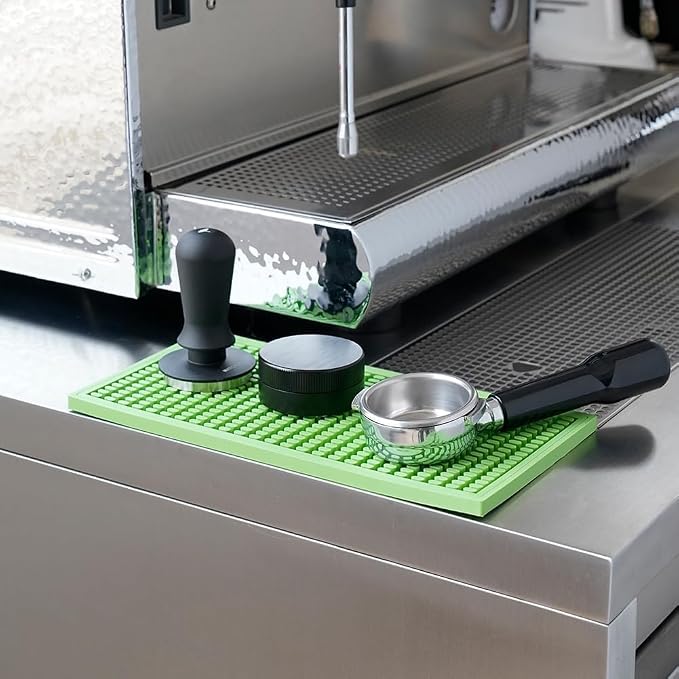 watchget Green Silicone Coffee Bar Mat - Image 5