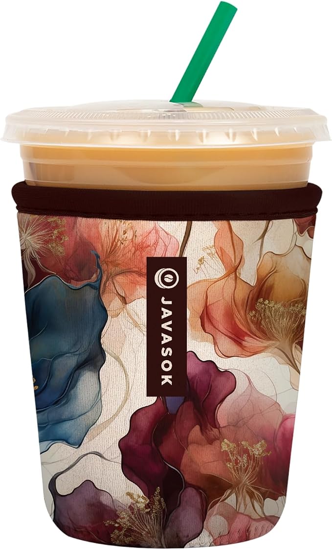 Sok It JavaSok Iced Coffee & Cold Soda Insulated Neoprene Cup Sleeve by SokIt