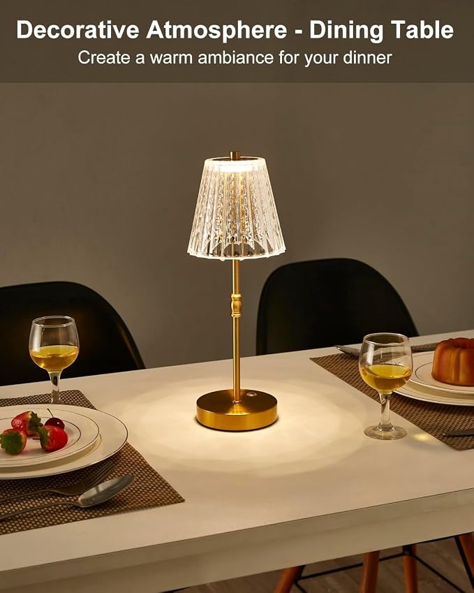 SAIWEYA Cordless Table Lamp, 5000mAh Rechargeable Battery Operated Portable Lamp - Image 7