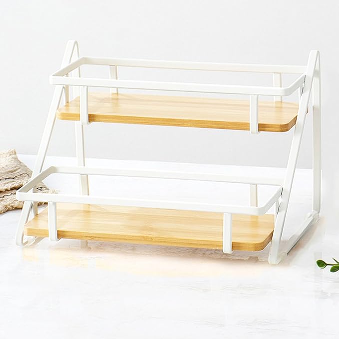 Coffee Syrup Rack Organizer, 6 Bottles Syrups Holder Stand - Image 2