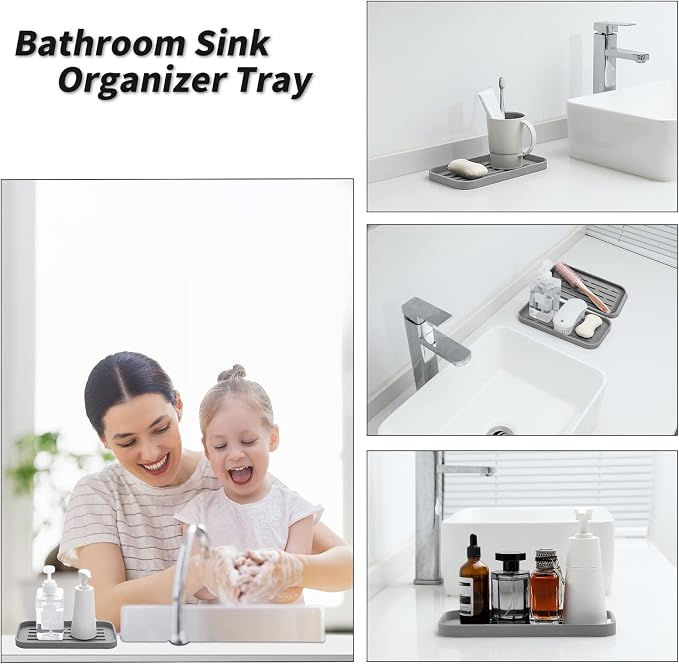 MicoYang Silicone Kitchen Sink Organizer Tray - Image 4
