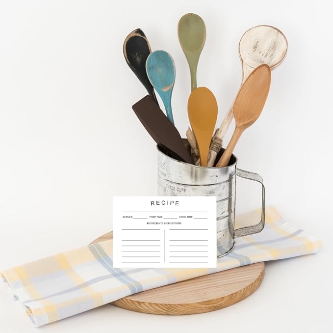 75 Recipe Cards 4x6inch Double Sided Thick Card Stock Fit - Image 4