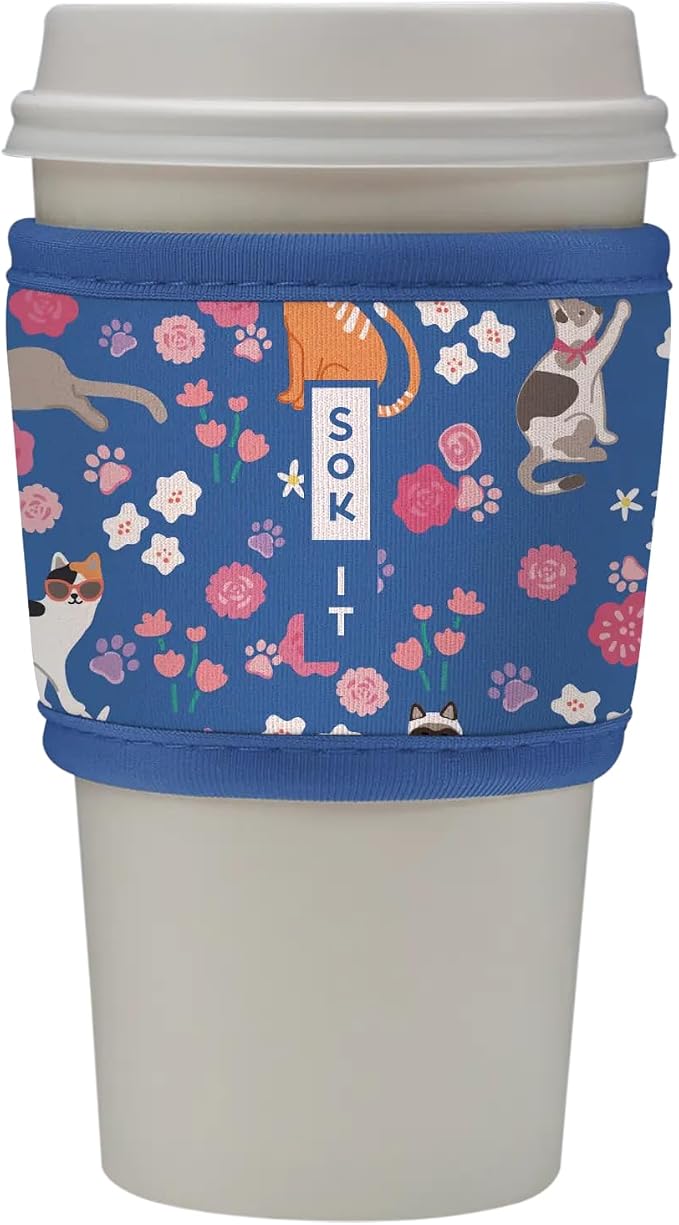 Sok It HotSok Coffee & Tea Reusable Insulated Neoprene Cup Sleeve by SokIt