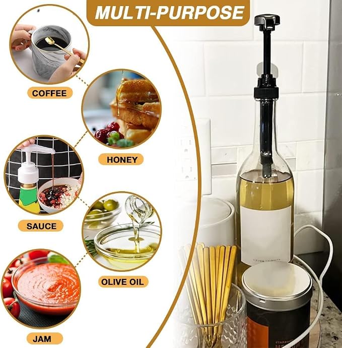 12 Pcs Syrup Pumps Dispenser, Compatible - Image 8