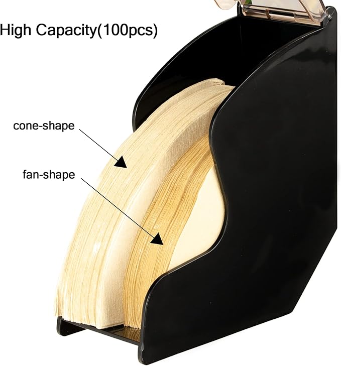 HOMEE Coffee Filter Holder, Coffee Filter Box - Image 6
