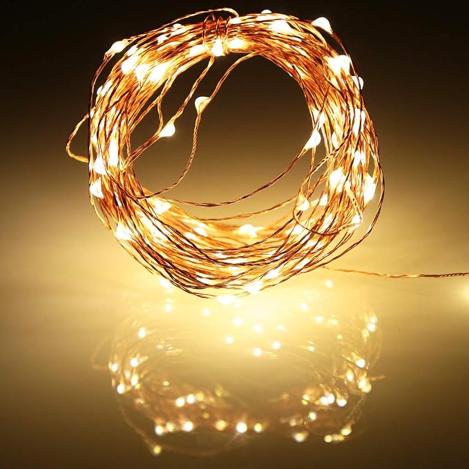 Ariceleo Led Fairy Lights Battery Operated, 1 Pack Mini Battery Powered Copper - Image 5