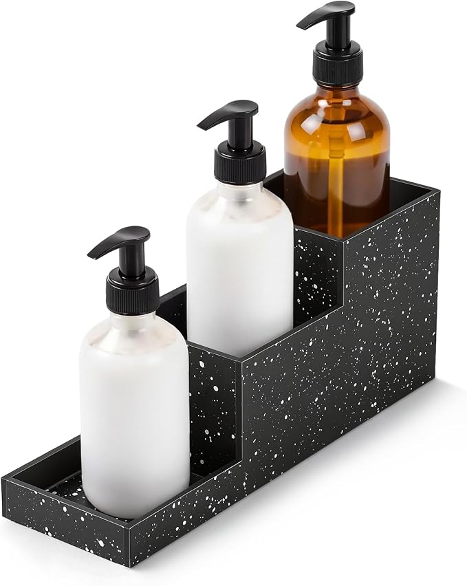 Leinuosen 3 Step Creamer Bottle Pump Riser, Syrup Bottle Organizer, Syrup Rack by Leinuosen