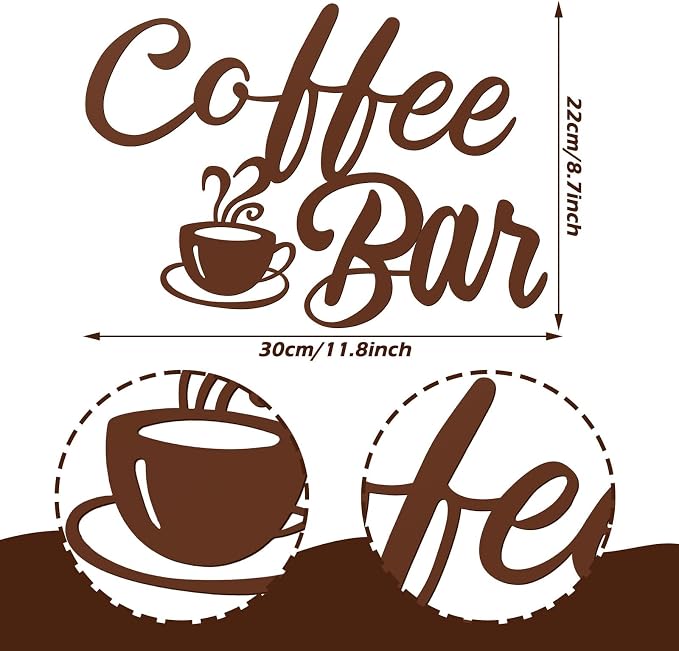 Shimeyao Coffee Bar Accessories Coffee Bar Sign - Image 3