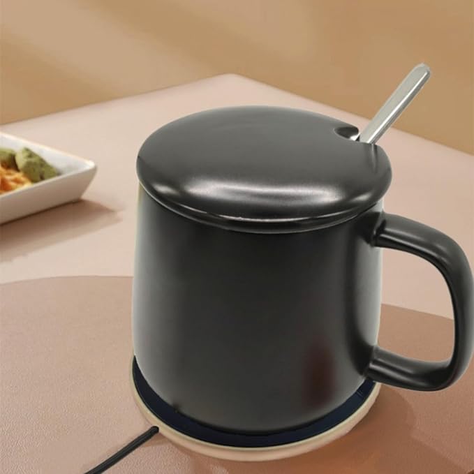 Coffee Mug Warmer for Desk, 3 Temp Settings USB Powered Electric Cup Warmer | - Image 5