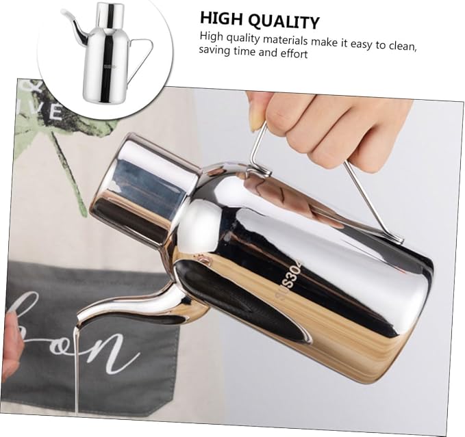 MAGICLULU 1pc Stainless Steel Oil Storage Bottle Oil Dispenser - Image 9