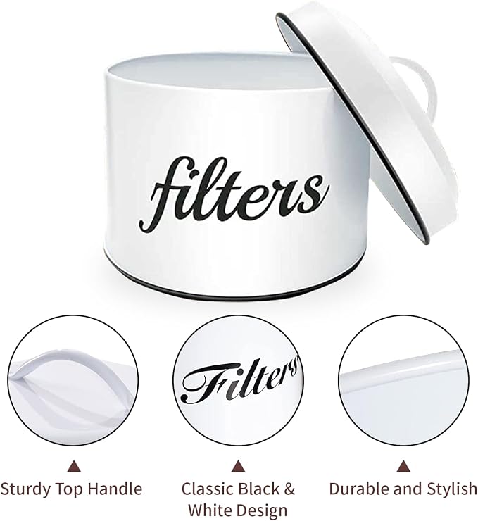 Coffee Filter Holder, Basket Coffee Filter Holder Storage - Image 7