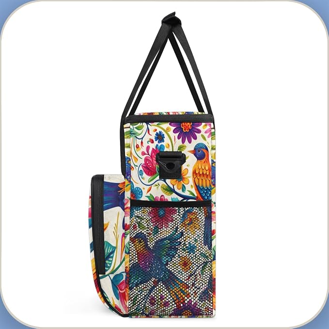 Mexican Coffee Maker Travel Bag, Portable Storage Tote Bag - Image 4