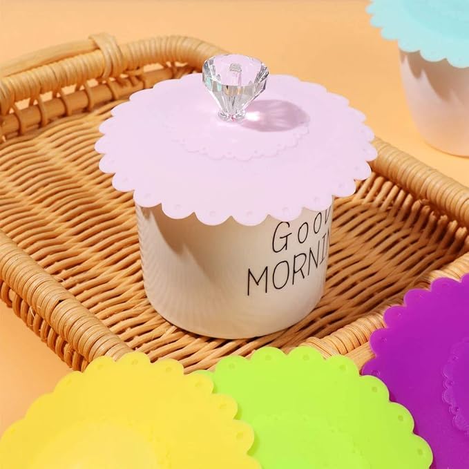 Silicone Cup Lids Anti-dust Mug Cover - Image 5