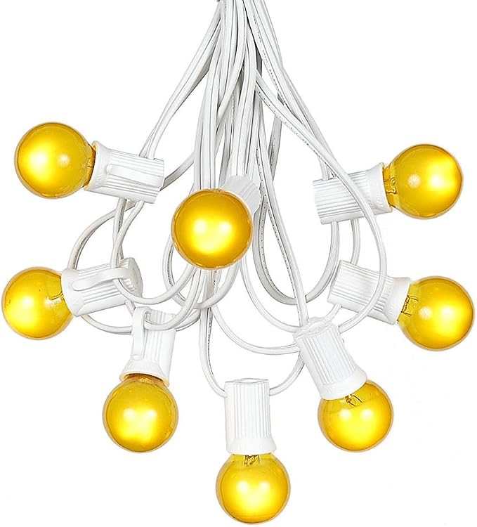 100 Foot G30 Outdoor Patio String Lights by NoveltyLights-LightExperts
