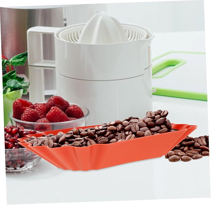 Cabilock 4pcs Coffee Sample Display Tray Sturdy Plastic Beans Tray Baking - Image 4