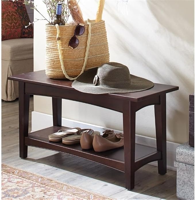 Alaterre Furniture Shaker Cottage Bench - Image 2