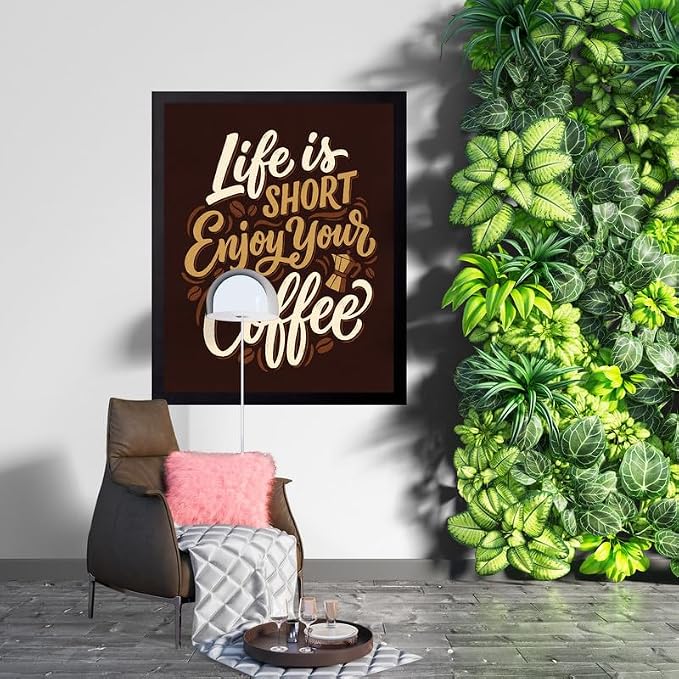 Lawrence Williams Designs Life Is Short Enjoy Your Coffee Poster - Image 5