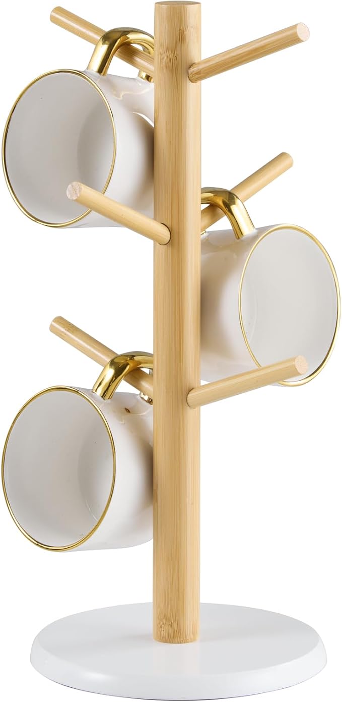 Kitsanery Mug Holder Tree, Coffee Cup Holder，Coffee Mug Tree by Kitsanery