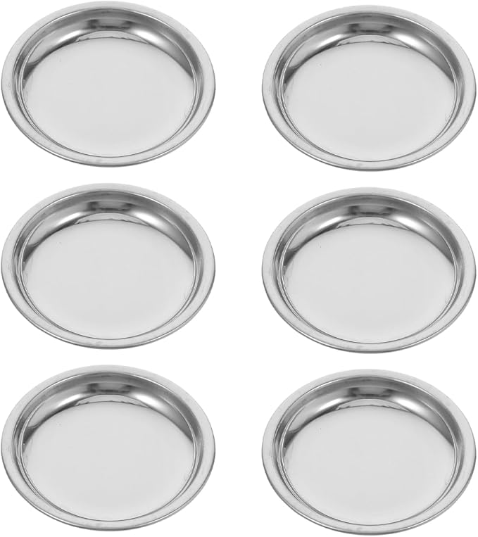 Hemobllo 6pcs Stainless Steel Tea Bag Holders 2.4" Small Drip Tray Spoon Rests - Image 9