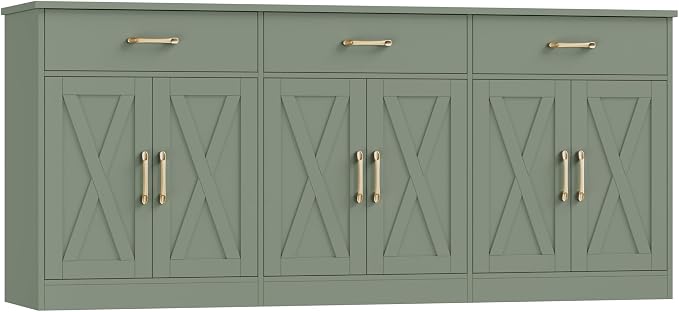 HOSTACK 71" Large Sideboard Buffet Cabinet by HOSTACK