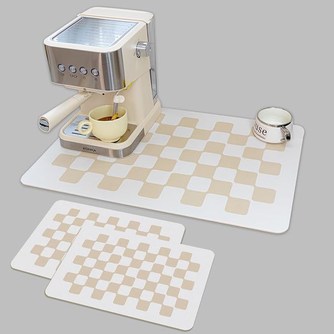 2PCS 24''x16'' Water Absorbent Dish Drying Mats - Image 2