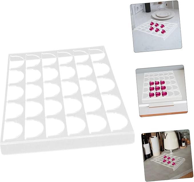 KALLORY Coffee Capsule Storage Organizer Acrylic Multi Holder - Image 2