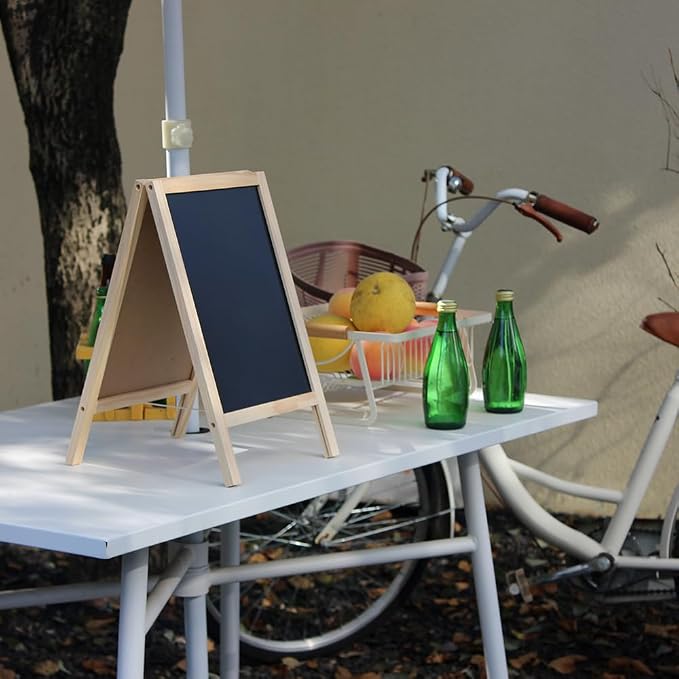 Freestanding Wooden A Frame Double Sided Chalkboard - Image 5