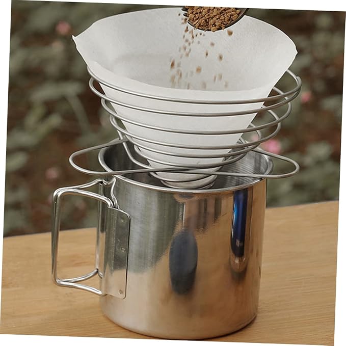 VOSAREA 1Pc Stainless Dripper Funnel Reusable Filter - Image 7