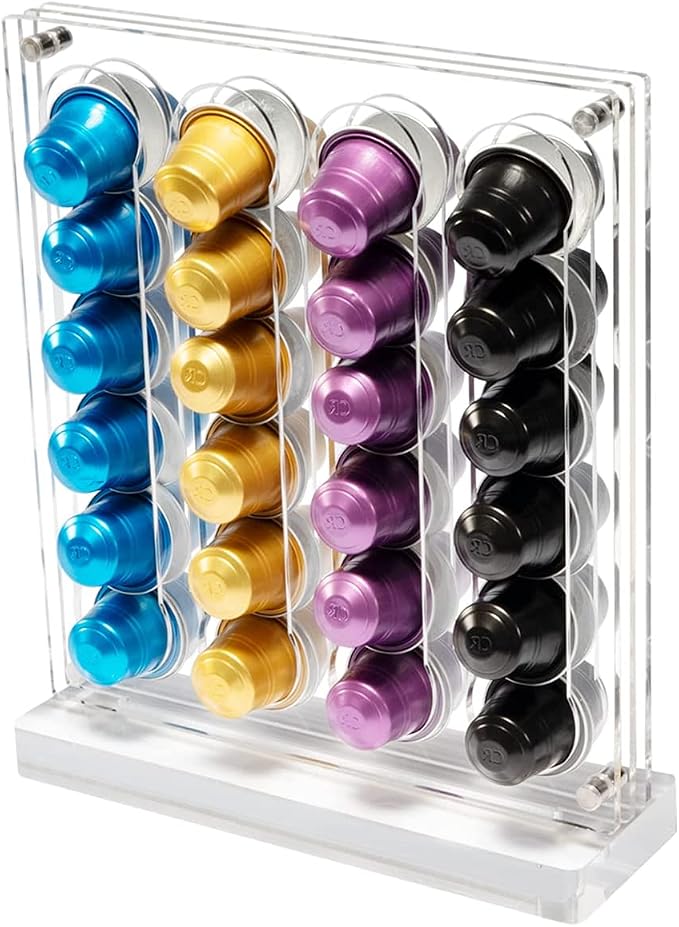 DuvinDD Coffee Pod Holder for Nespresso Original Line Capsule Holder Acrylic by DuvinDD