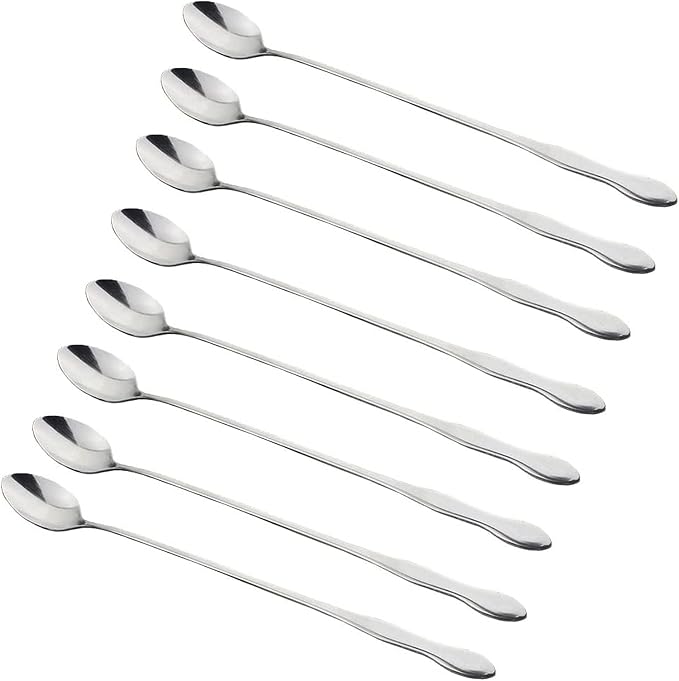 10-1/2 Inch Long Handle Stirring Mixing Spoon by HAZOULEN